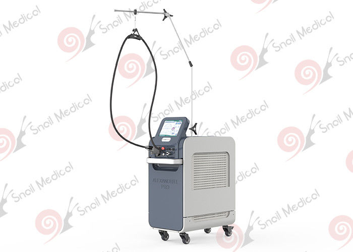 เลเซอร์กำจัดขน Nd Yag Alexandrite 755nm 800W ขนาดใหญ่ 18 มม. พร้อมหน้าจอ LCD