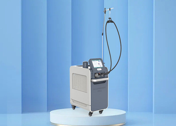 OEM กำจัดขน GentleLase Pro Laser สีชมพู 18มม. Spotsize Alexandrite 755nm