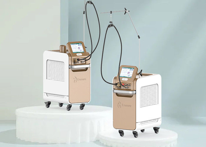 IGBT GENTLE YAG Pro เลเซอร์กำจัดขนความยาวคลื่น 1064 นิวตันเมตร Long Pulsed ND Yag สองตัว